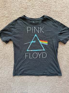 Youth Pink Floyd Dark Side of the Moon Graphic T-Shirt Size M (8)